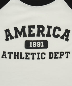 AMERICAラグランチビT