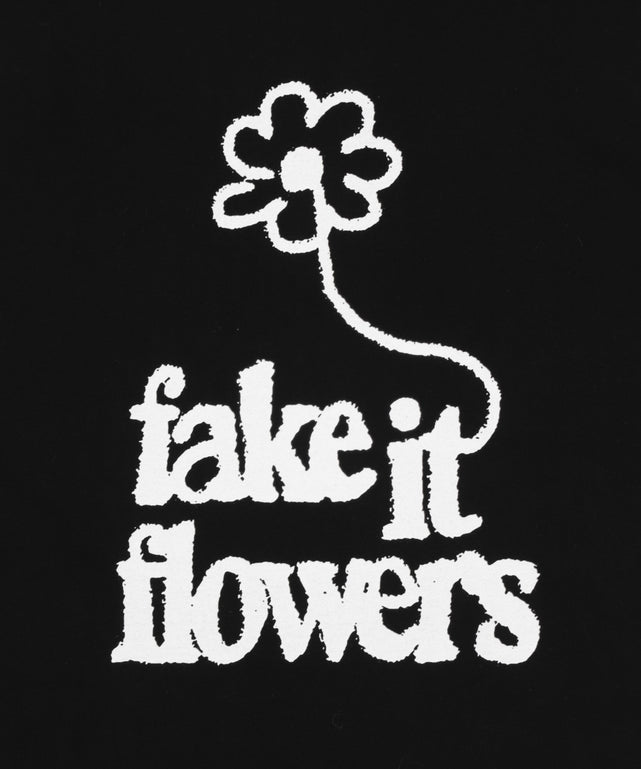 fake　it　flowersビッグT