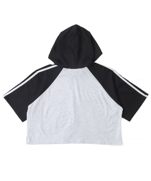 フーデッドラグランT