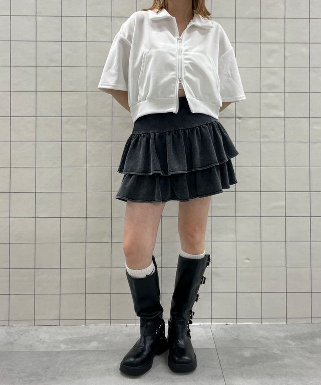 ホワイト　モデル:155cm F着用