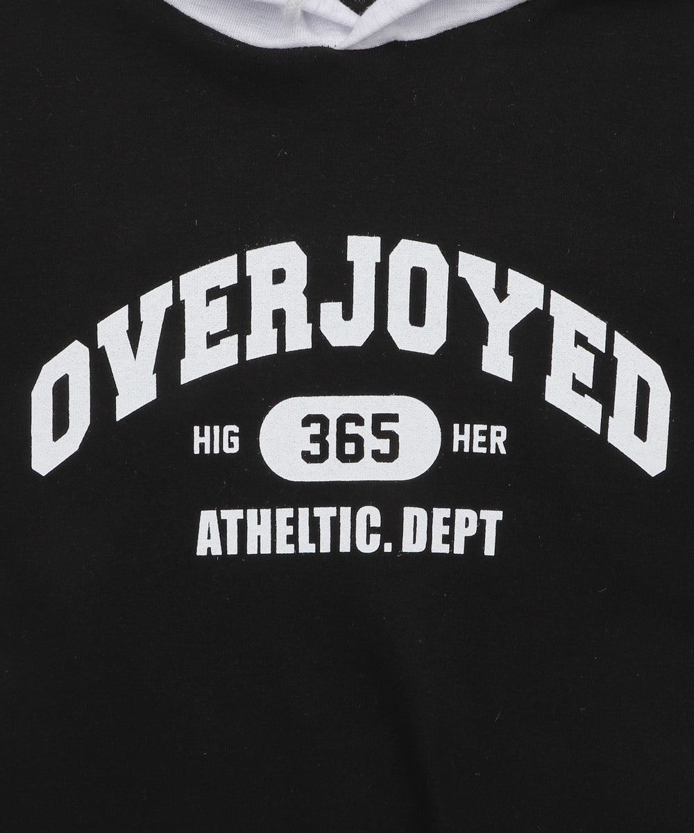 SSバイカラーカレッジパーカー