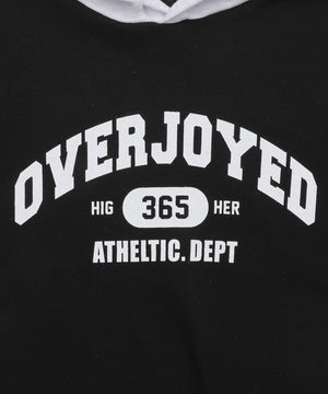 SSバイカラーカレッジパーカー