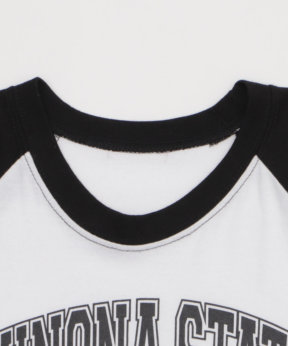 カレッジラグランT