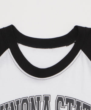 カレッジラグランT