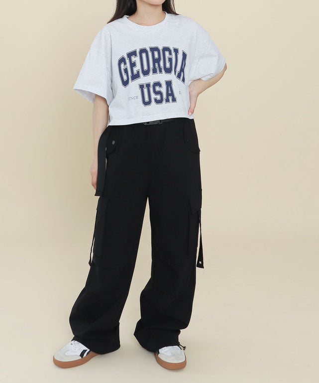 杢グレー モデル：147cm F着用