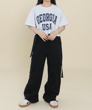 杢グレー モデル：147cm F着用