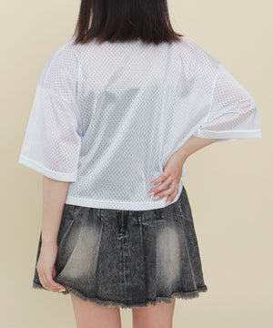 ホワイト モデル：147cm F着用