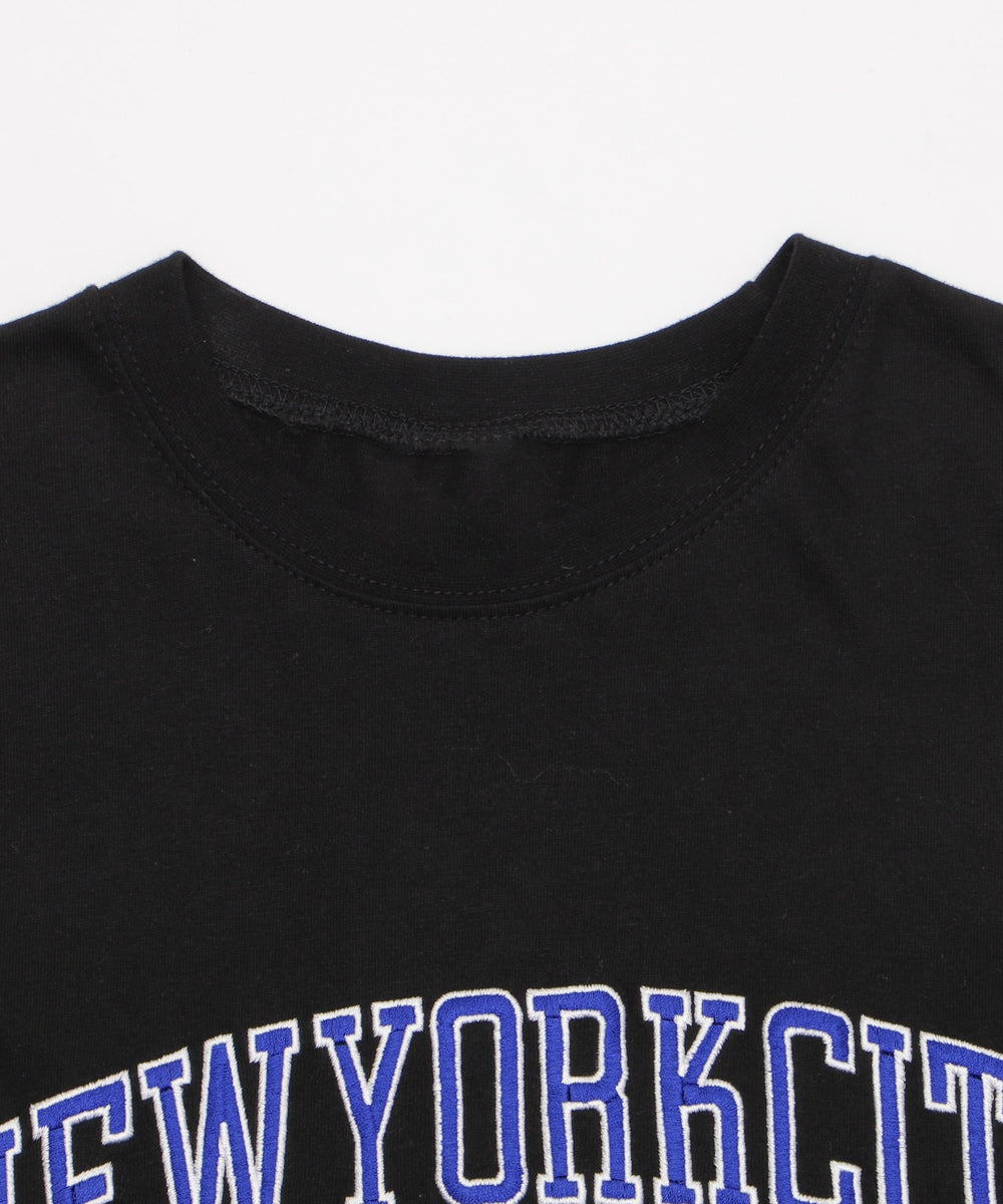 カレッジ刺繍ビッグT