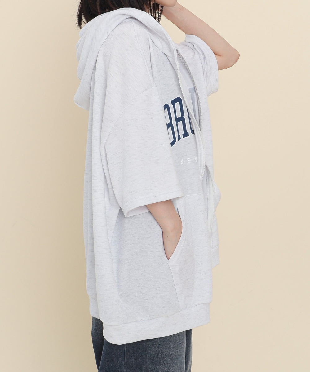 杢グレー モデル：147cm F着用