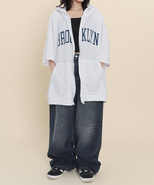 杢グレー モデル：147cm F着用