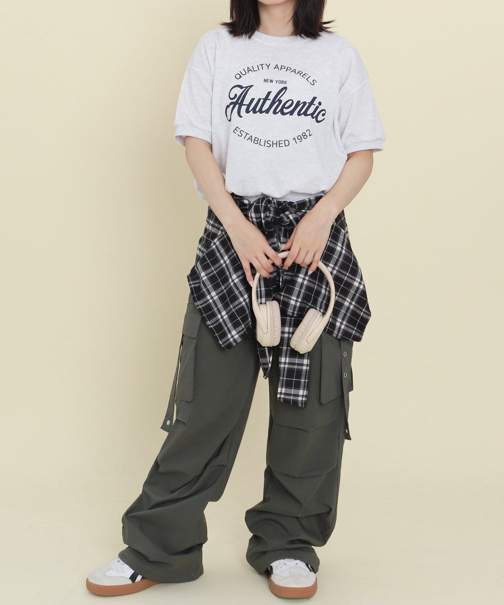 杢グレー モデル：147cm F着用