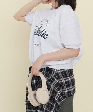 杢グレー モデル：147cm F着用