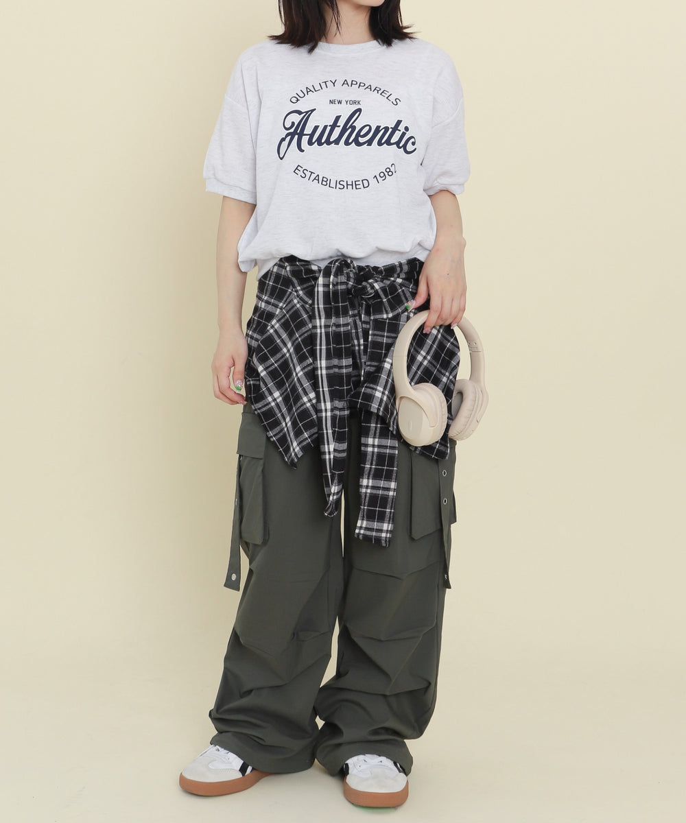 杢グレー モデル：147cm F着用