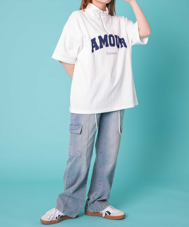 ホワイト 　モデル:155cm F着用