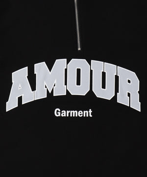 AMOURハーフジップT