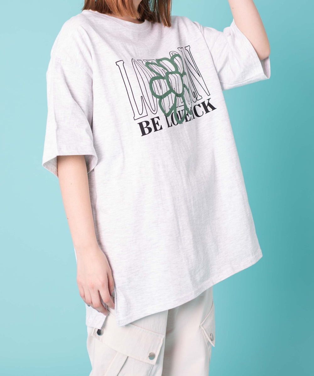 杢グレー　モデル:155cm F着用