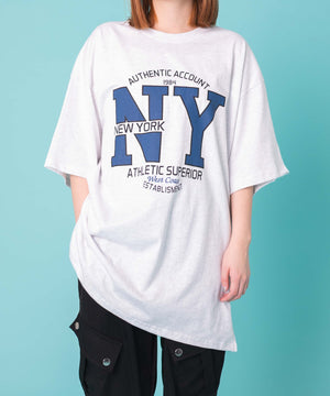 杢グレー　モデル:155cm F着用