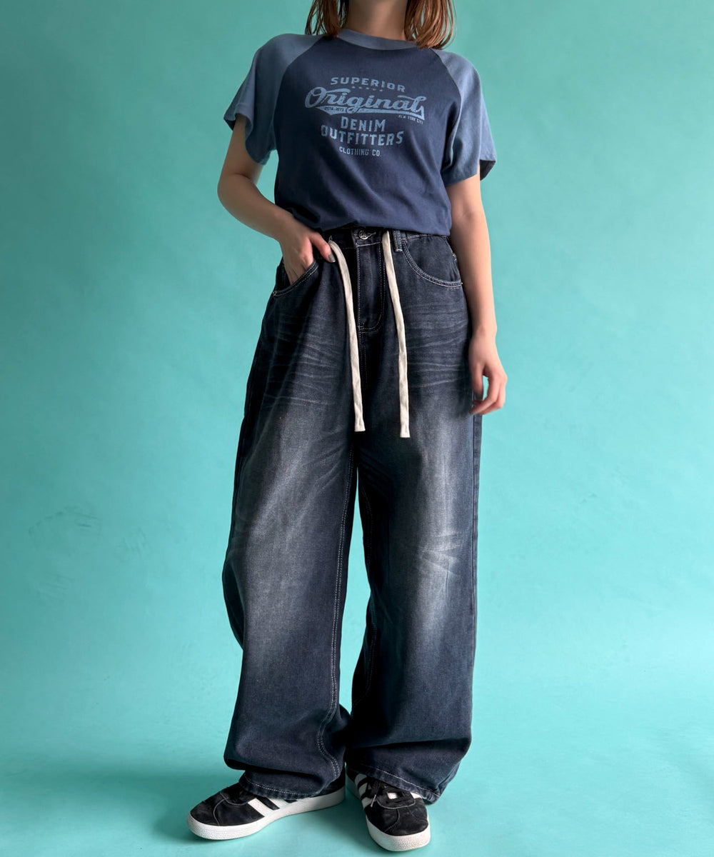 ネイビー　モデル:155cm F着用