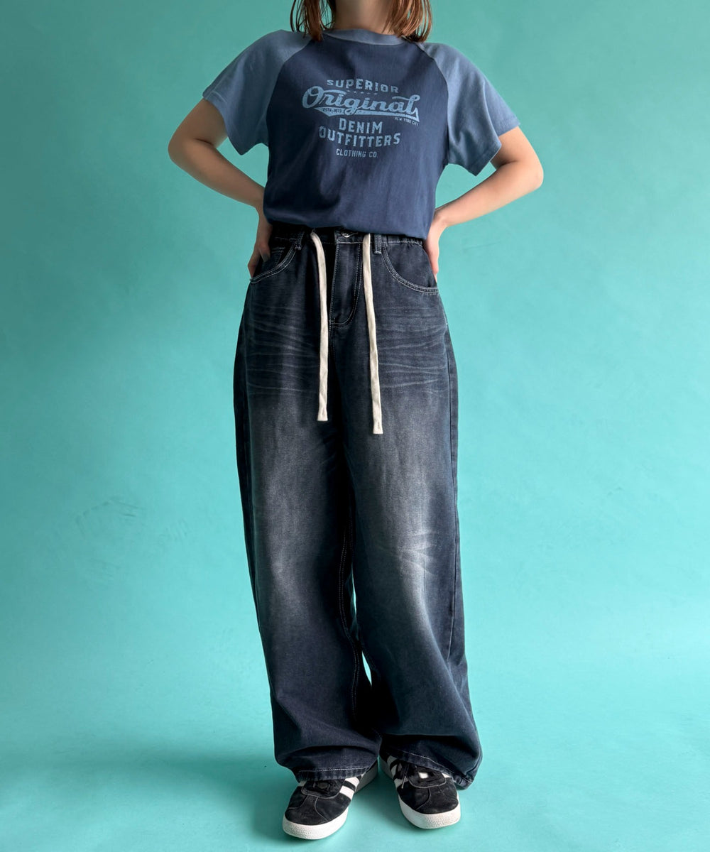 ネイビー　モデル:155cm F着用