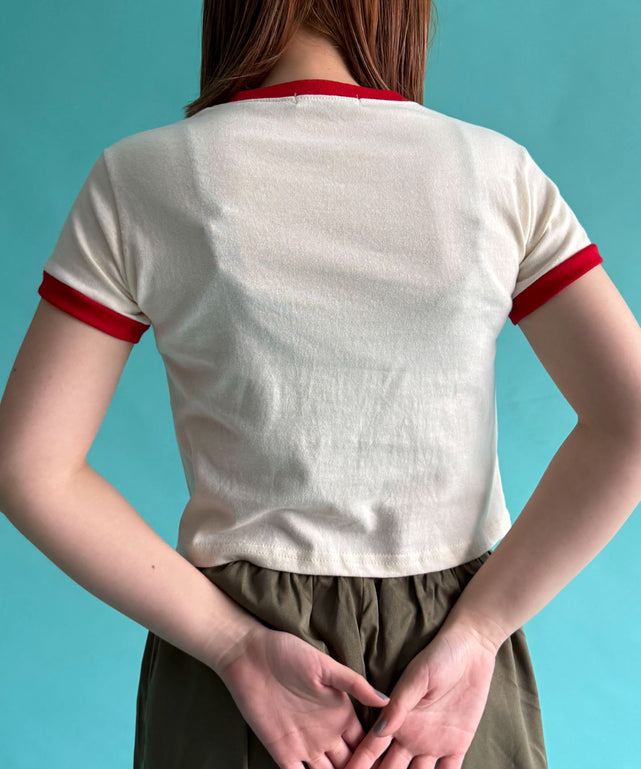 ホワイトアイボリー　モデル:155cm F着用