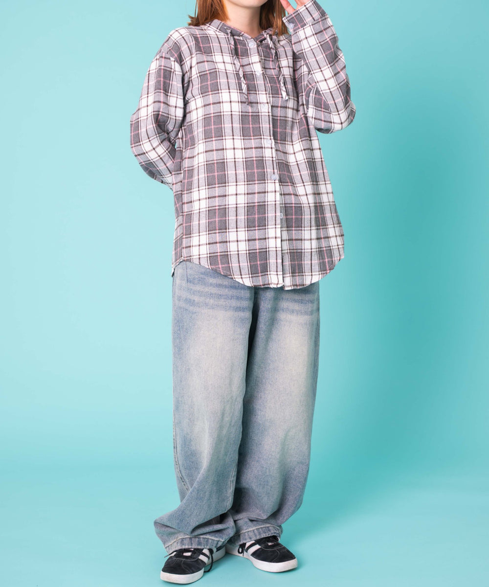 グレー　モデル:155cm F着用