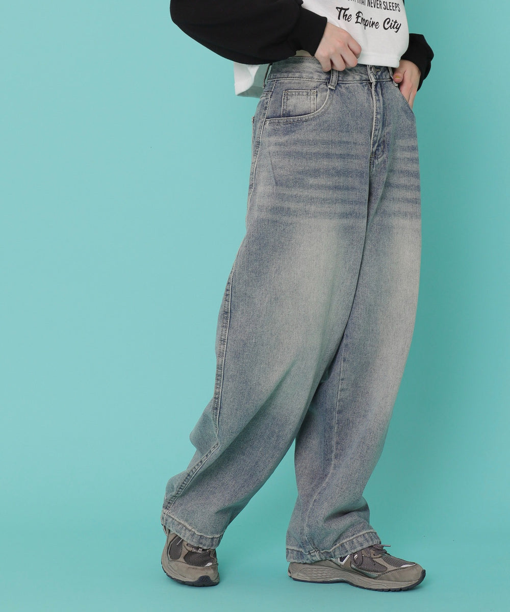 デニム淡 モデル：155cm M着用