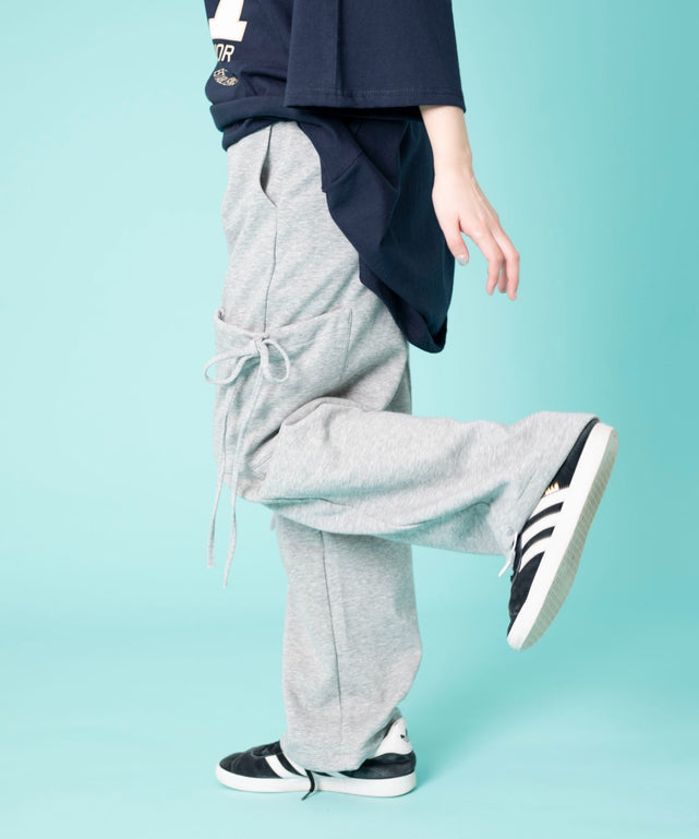 杢グレー　モデル:155cm F着用