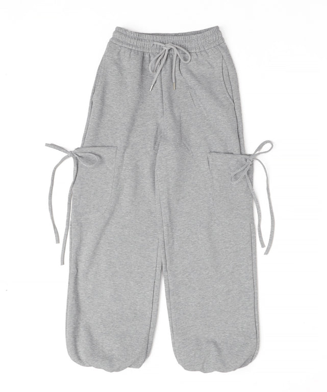 リボンカーゴスウェットパンツ