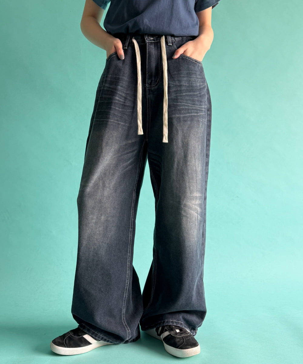 デニム　モデル:155cm M着用