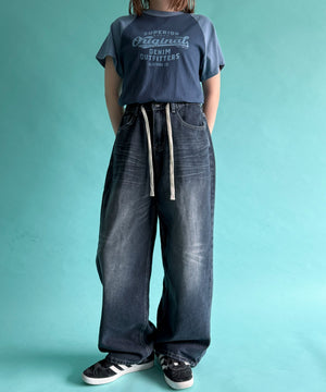 デニム　モデル:155cm M着用