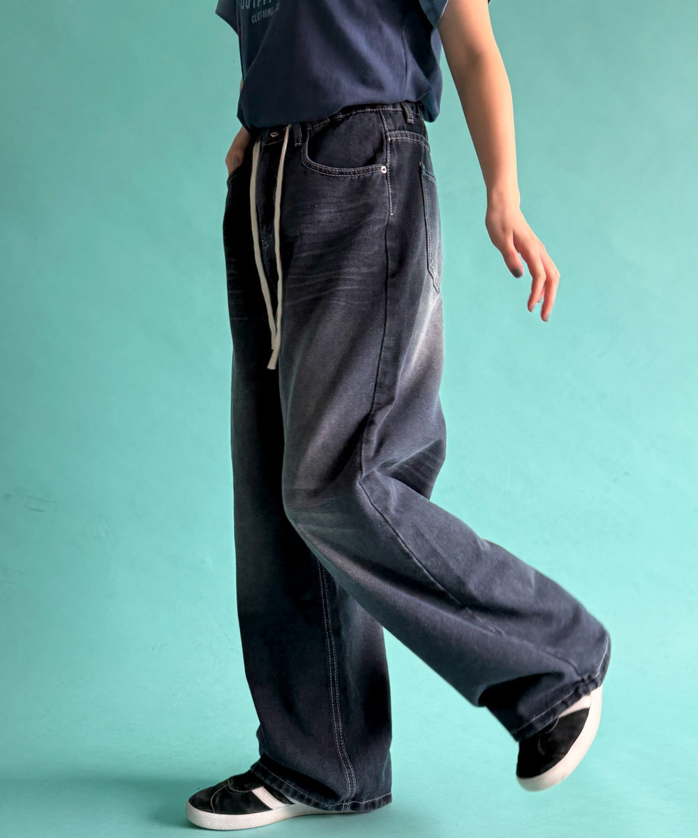 デニム　モデル:155cm M着用