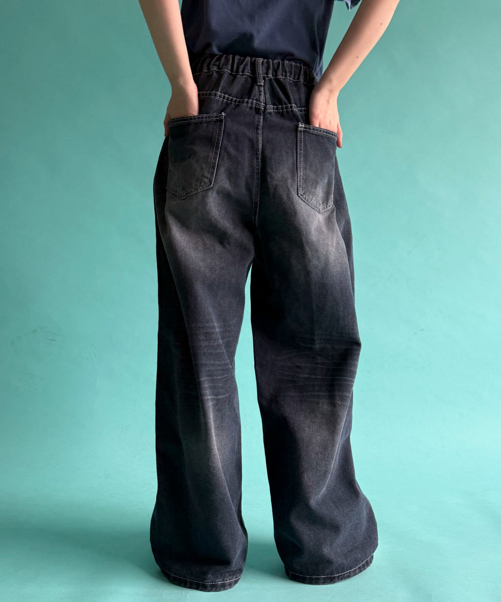 デニム　モデル:155cm M着用