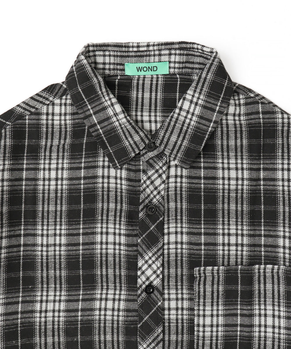 チェックビッグシャツ