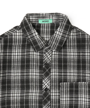 チェックビッグシャツ