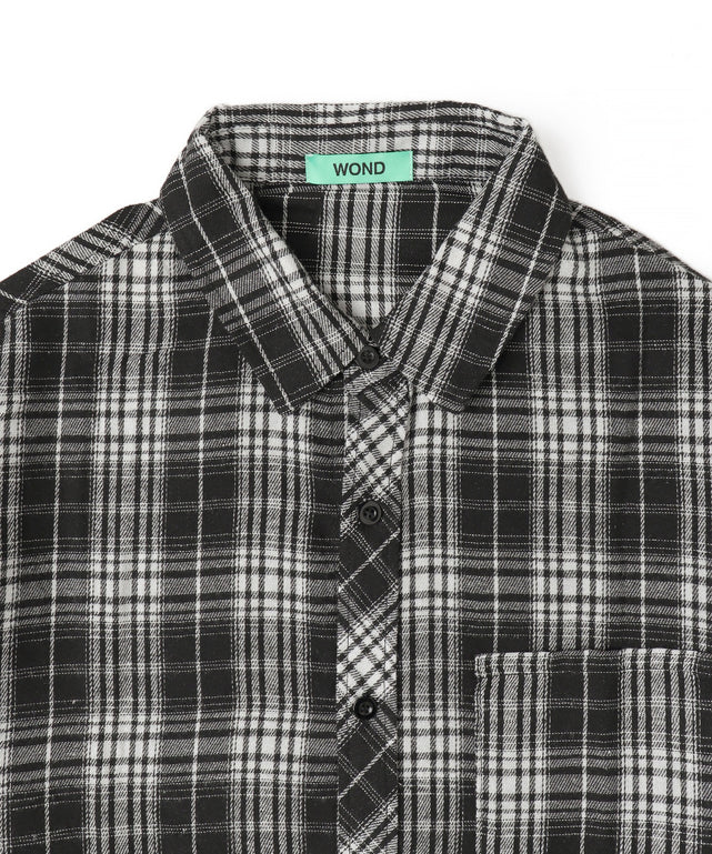 チェックビッグシャツ