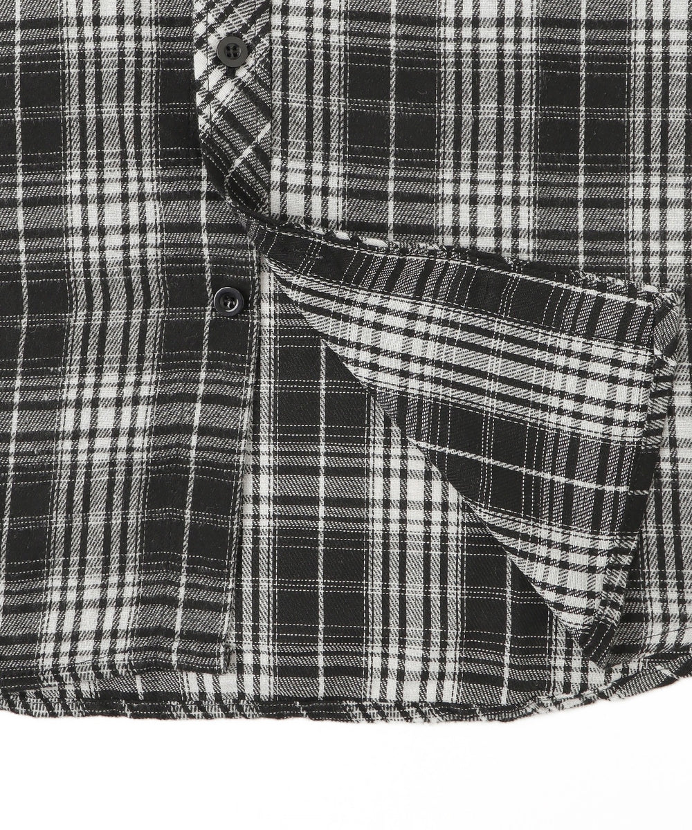 チェックビッグシャツ