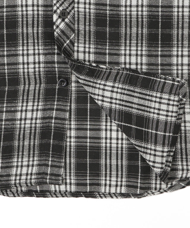 チェックビッグシャツ