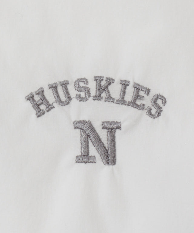 バイカラーナイロンフードジャケット