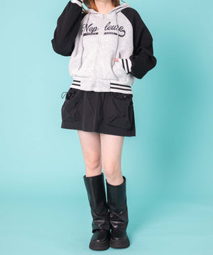 杢グレー　モデル:155cm F着用