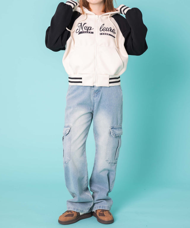 ホワイトアイボリー　モデル:155cm F着用