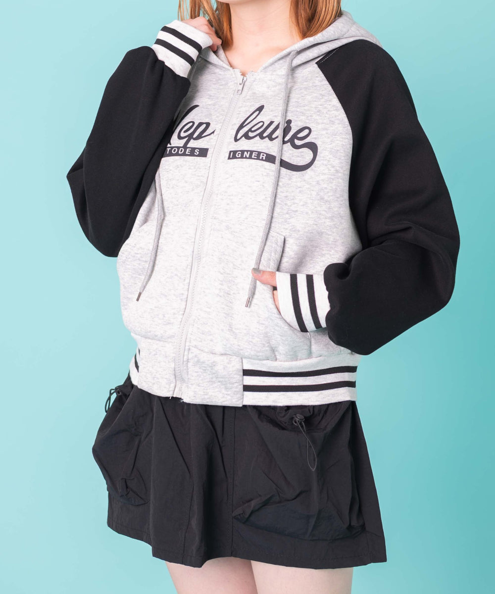 杢グレー　モデル:155cm F着用