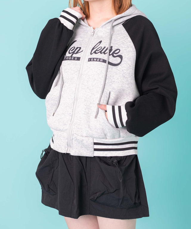 杢グレー　モデル:155cm F着用