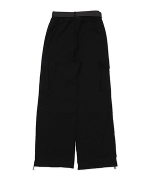 ベルト付きワイドカーゴパンツ