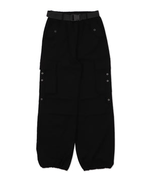 ベルト付きワイドカーゴパンツ