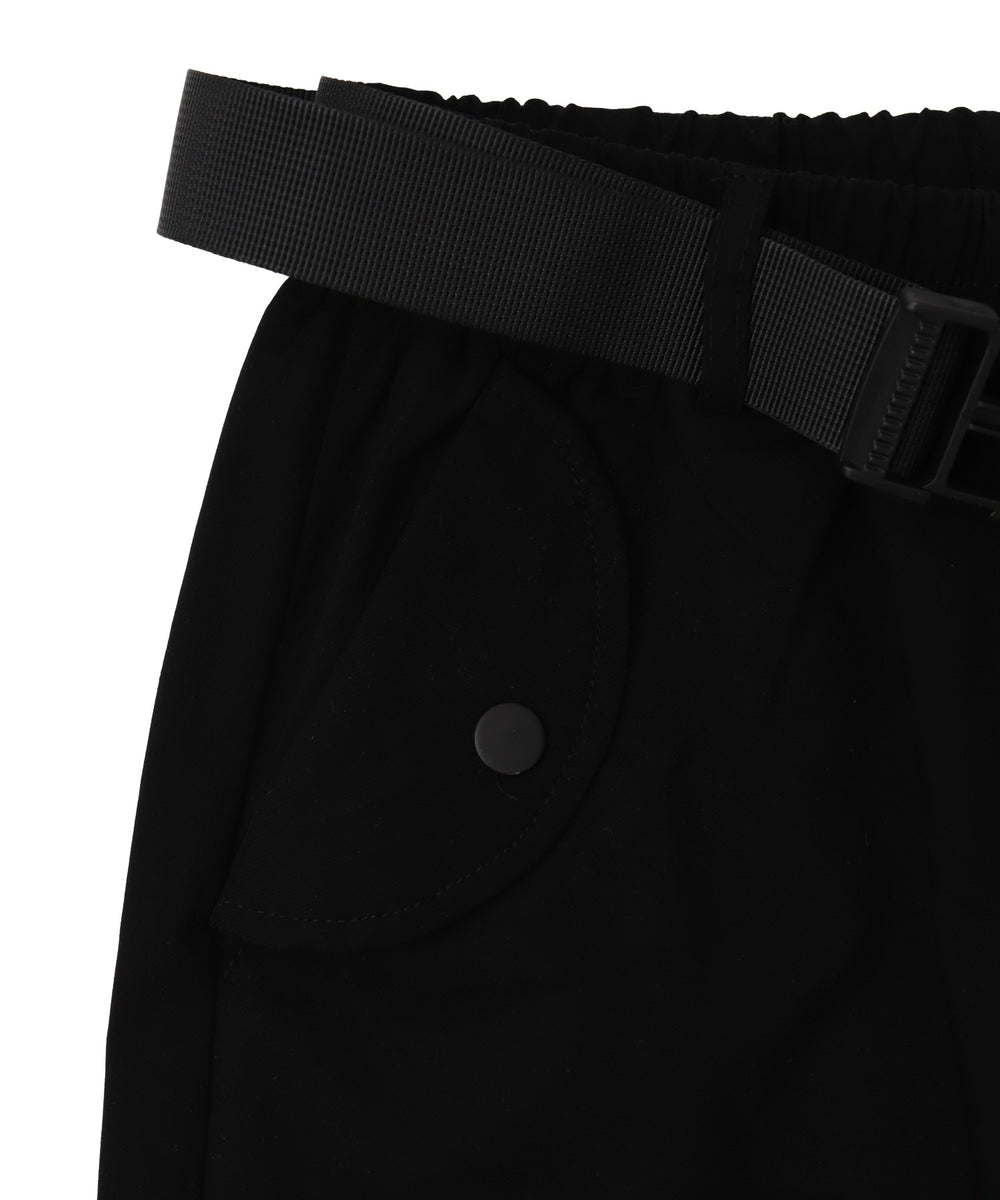 ベルト付きワイドカーゴパンツ