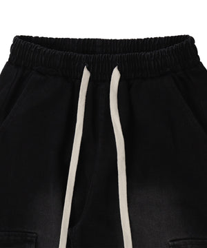 ドローコードウオッシュドカーゴデニム