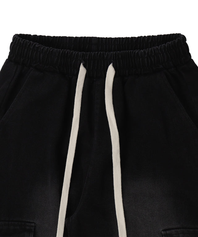 ドローコードウオッシュドカーゴデニム