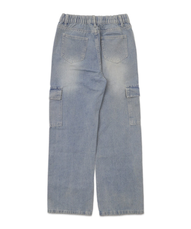 ドローコードワイドカーゴデニム