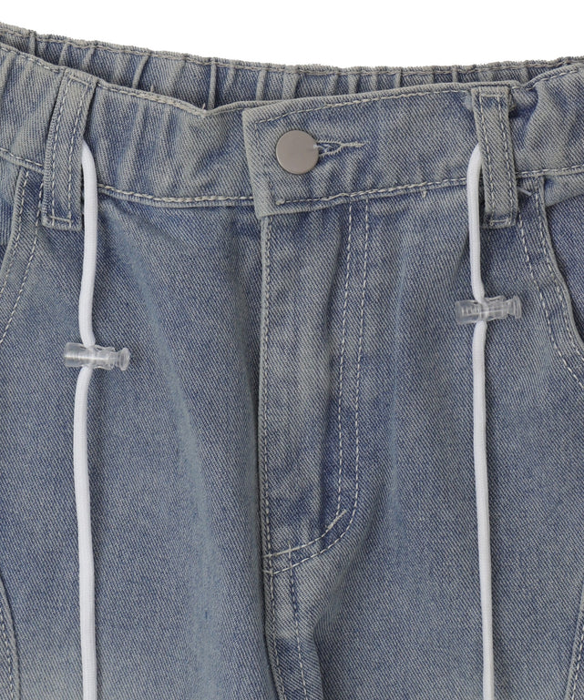 ドローコードワイドカーゴデニム