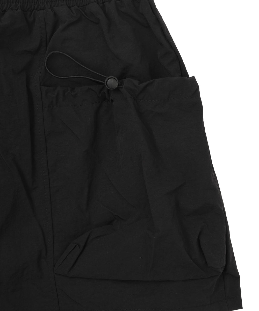 ドローコードナイロンミニスカパン